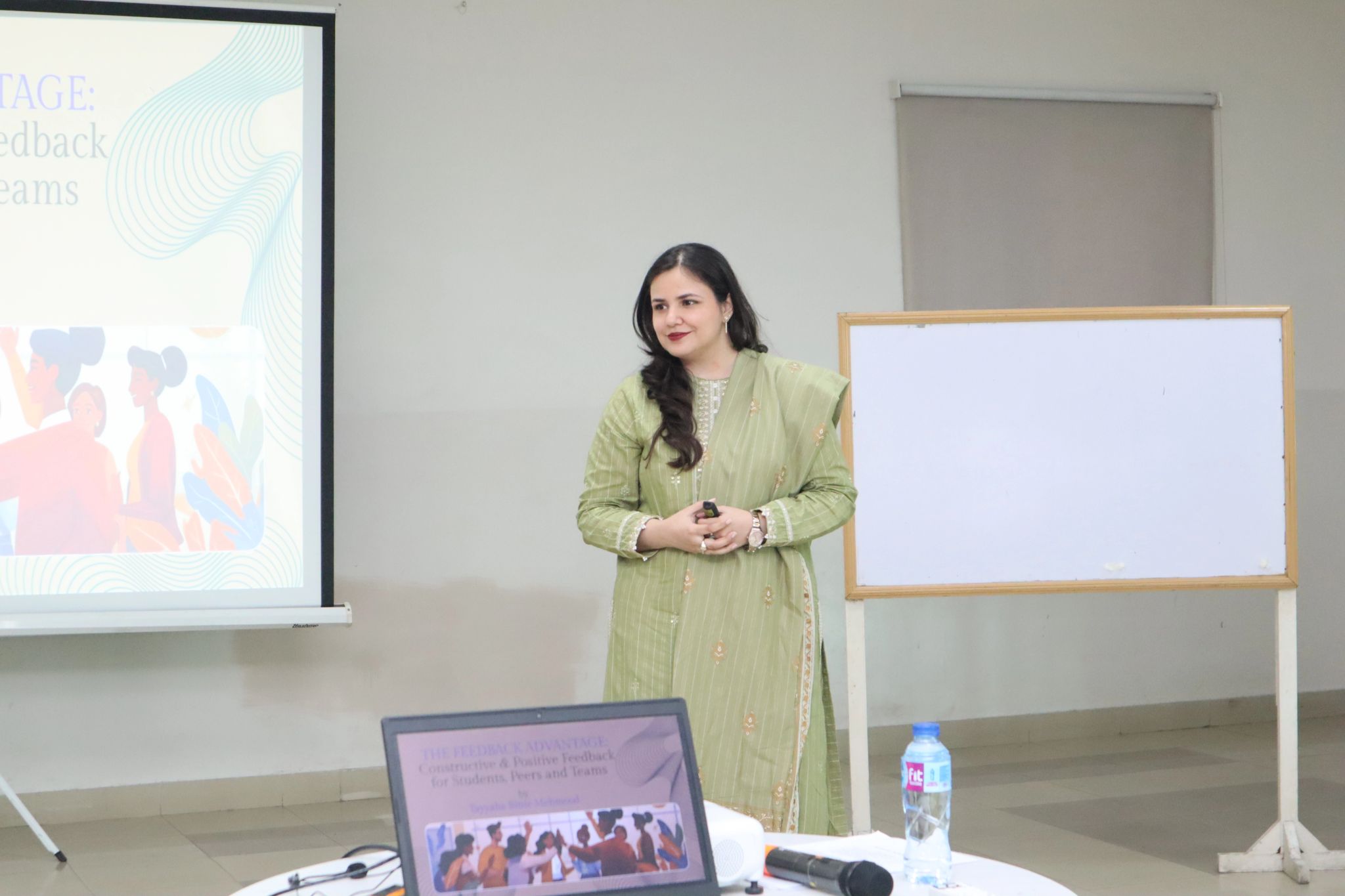 Faculty training session on feedback delivery